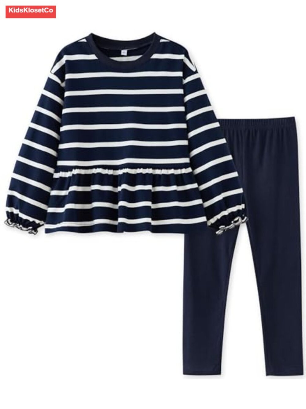 Girls 2 Piece Sweatsuit Set Long Sleeve Top & Pants Playwear Outfit